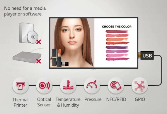 Monitor LG 4K Industrial 65 - Inicio XVII - monitores.com.co Monitor LG 4K Industrial 65" Foto XVII