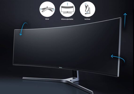 Monitor Samsung Curvo 49 Metal Quantum Dot - Inicio XXIV - monitores.com.co Monitor Samsung Curvo 49 Metal Quantum Dot Foto XXIV