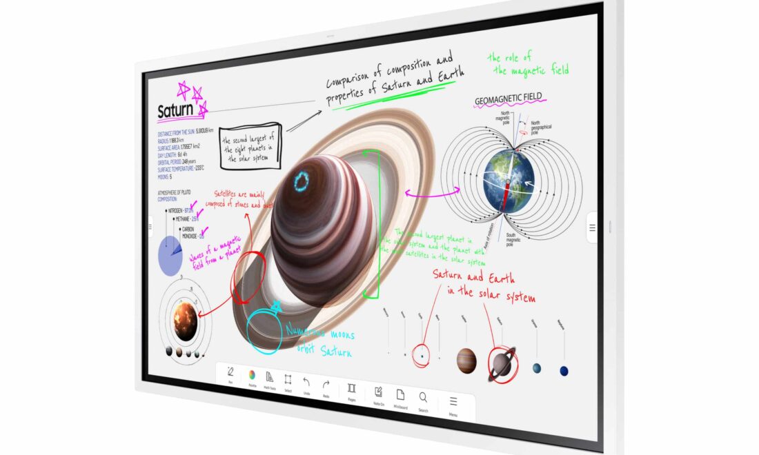 Monitor Industrial Samsung 4K FLIP Interactive Pro 65 WM65B - Inicio II - monitores.com.co