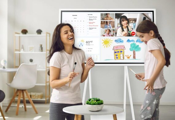 Monitor Industrial Samsung 4K FLIP Interactive Pro 65 WM65B - Inicio VII - monitores.com.co